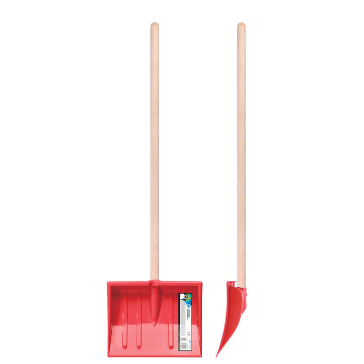 Prosperplast snöskyffel, för barn, trähandtag, röd, Bobo