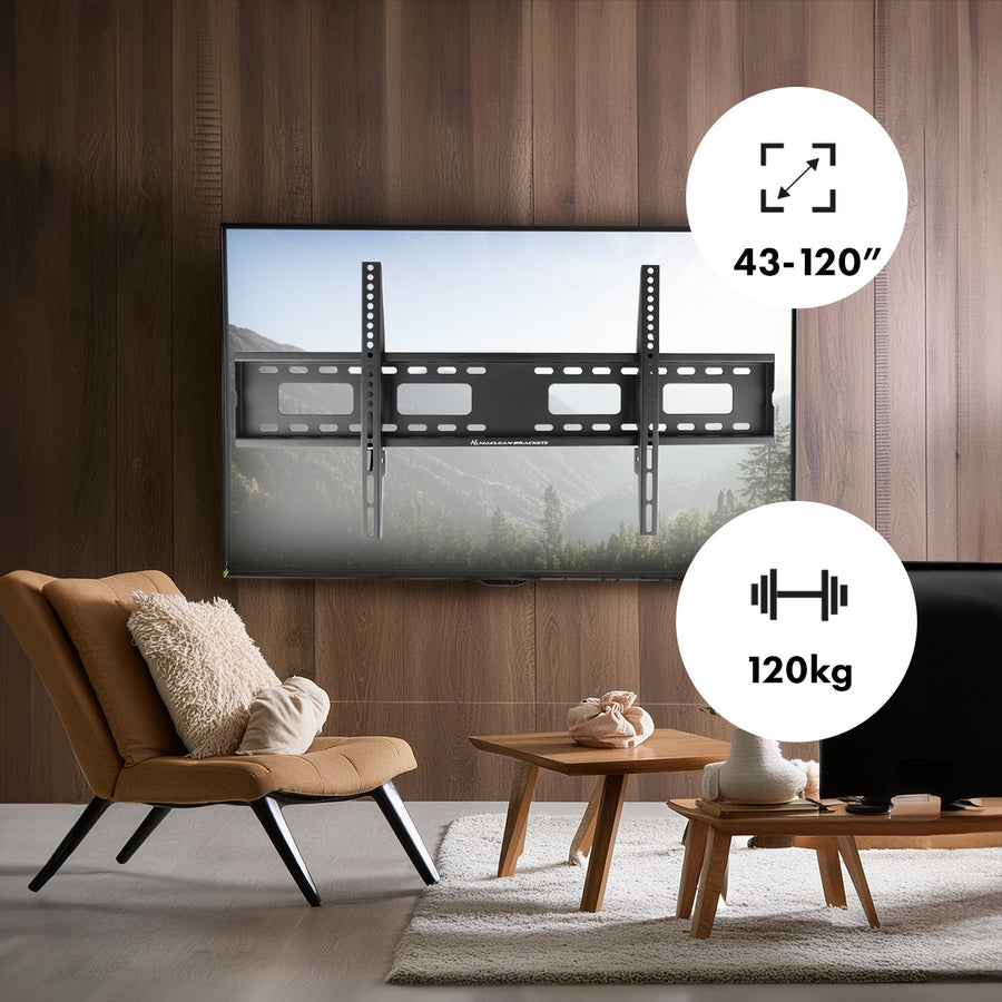 TV Maclean, max VESA 800x400, 43-120", 120kg, MC-420