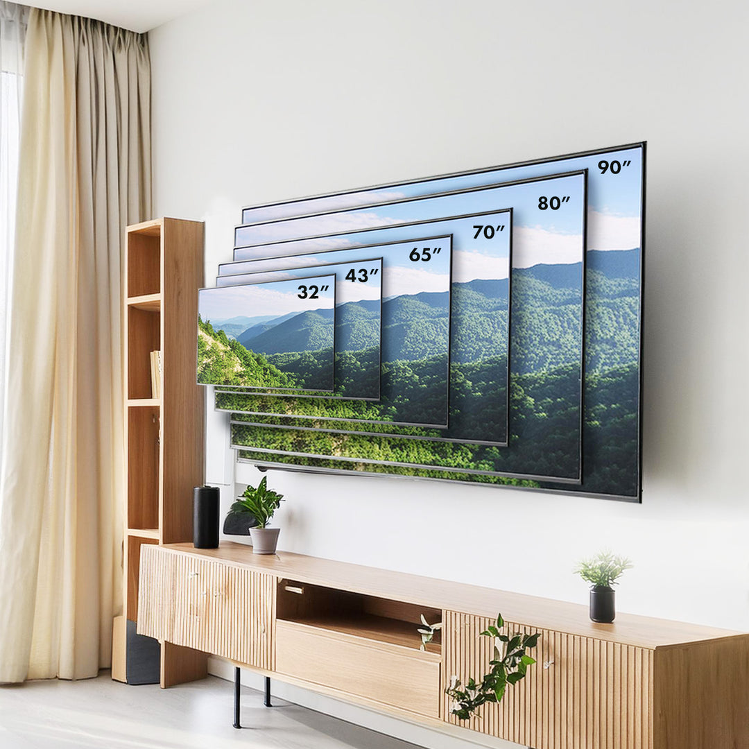 Maclean TV-fäste, max VESA 600x400, 32-90", 80kg, lutningsjustering +15°~-15°, MC-421
