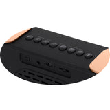Adler AD 1190 Copper trådlös radioväckarklocka med LED-display och Bluetooth-funktion