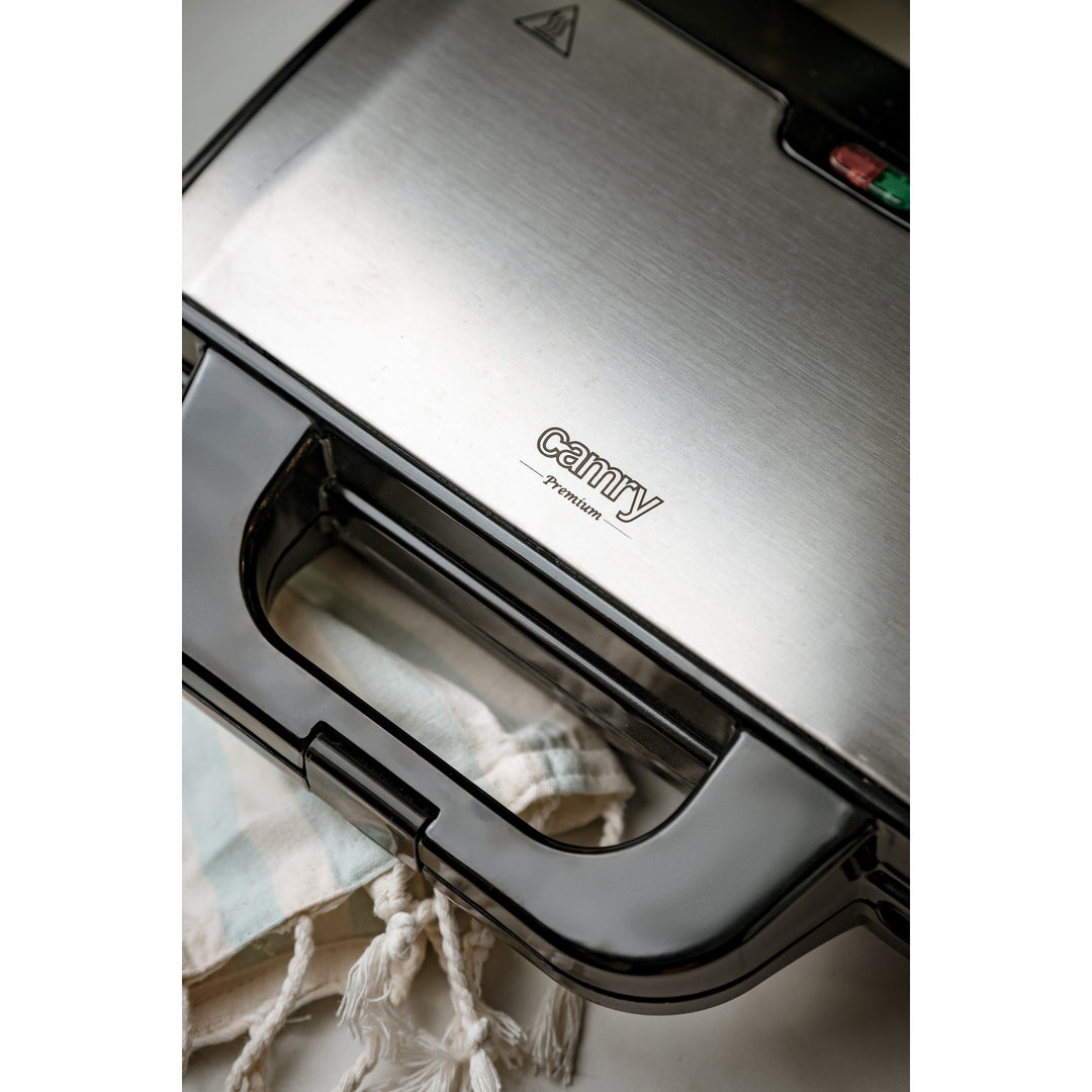 Camry sandwichgrill, för 2 smörgåsar, maximal effekt 1300 W, nonstick-beläggning, CR 3054