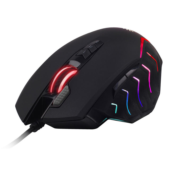 Gamingmus A4TECH, USB, 8000 DPI, metallskenor, J95 RGB Pixart (Aktiverad)