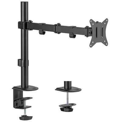 Maclean bordsfäste för LCD-skärm, 17-32", 9kg, VESA 75x75 och 100x100 dubbelarm, MC-753N
