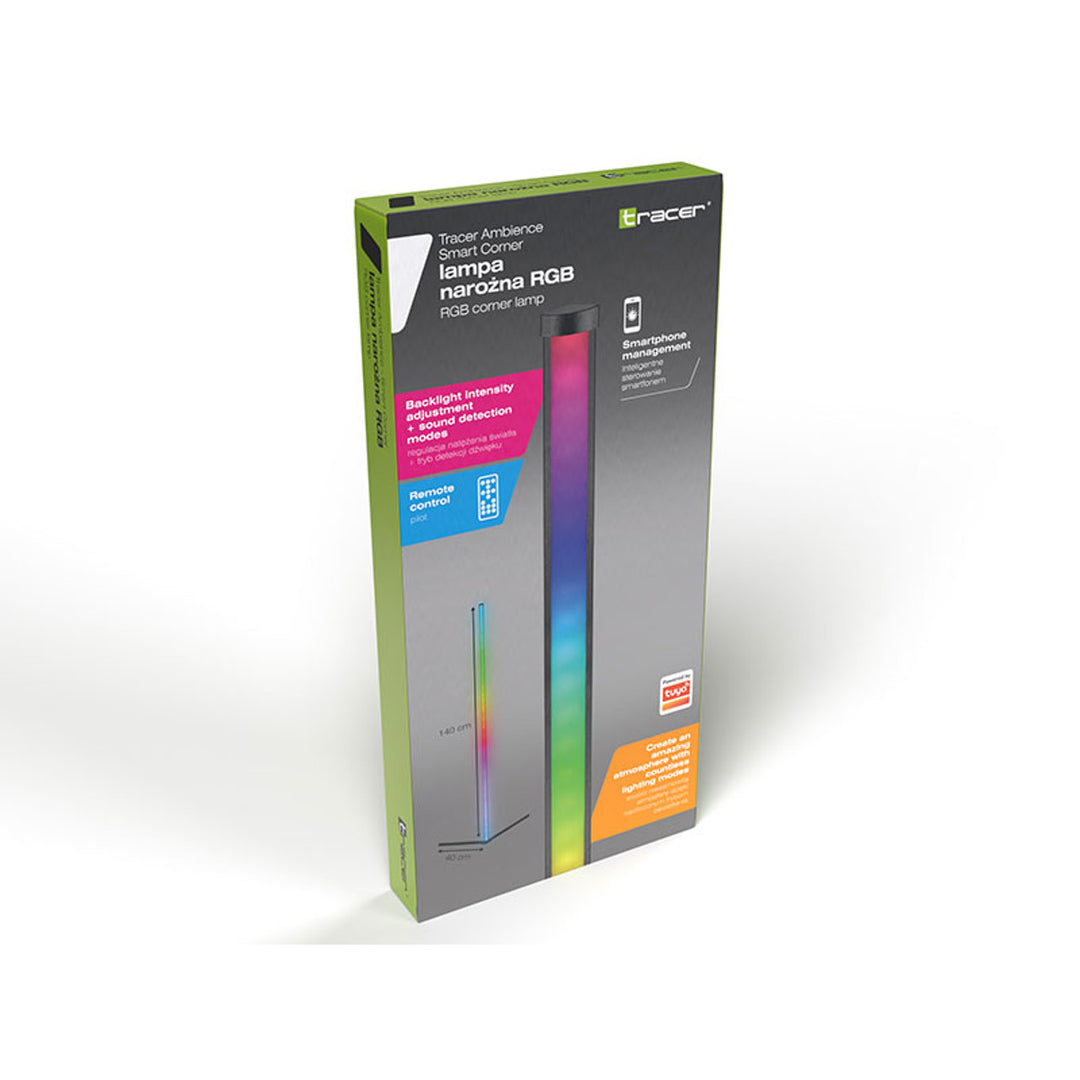TRACER Ambience RGB-hörnlampa - Smart Corner 12 ljuslägen