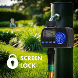GreenBlue elektronisk bevattningsregulator, programmerare, strömförsörjning 2x1,5V AA, GB390