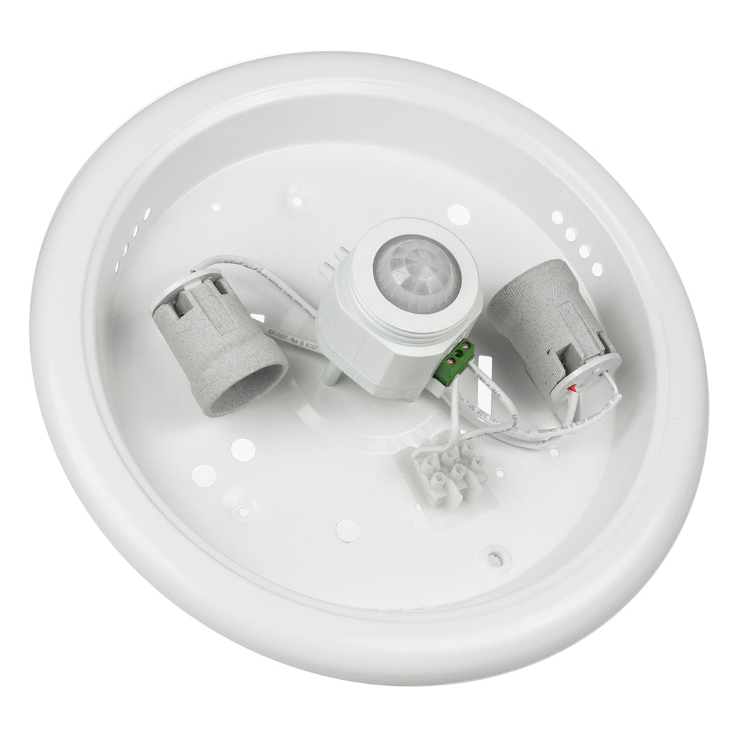 Plafond med PIR-sensor Maclean, tak, med LED-ljuskälla, 2x max. 40W, E27, 220-240V~ 50/60Hz, MCE324 + 2xMCE268