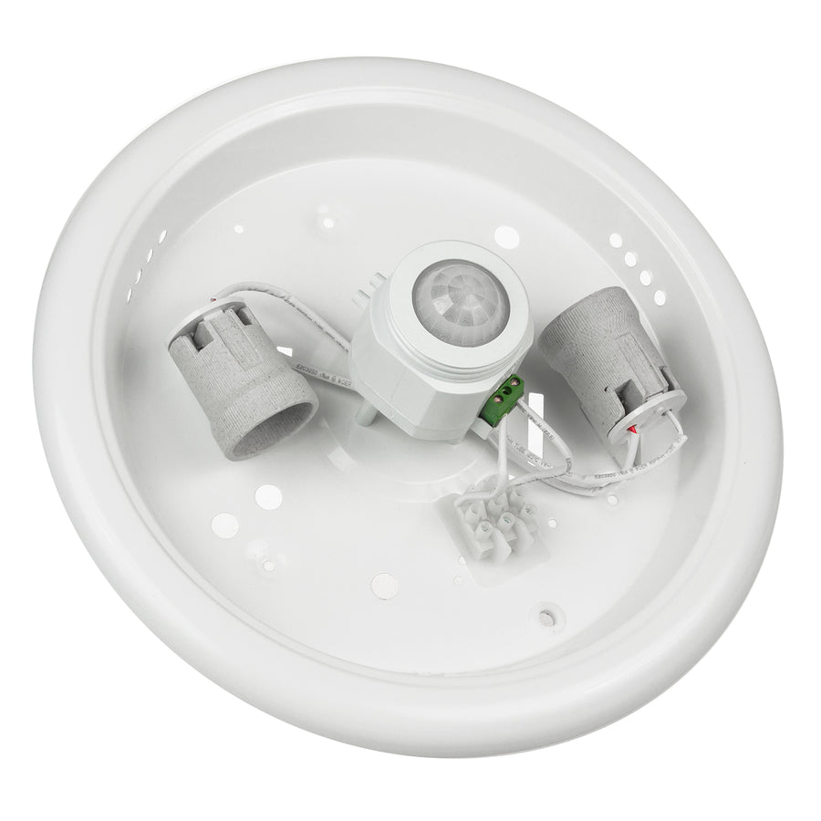 Plafond med PIR-sensor Maclean, tak, med LED-ljuskälla, 2x max. 40W, E27, 220-240V~ 50/60Hz, MCE324 + 2xMCE268