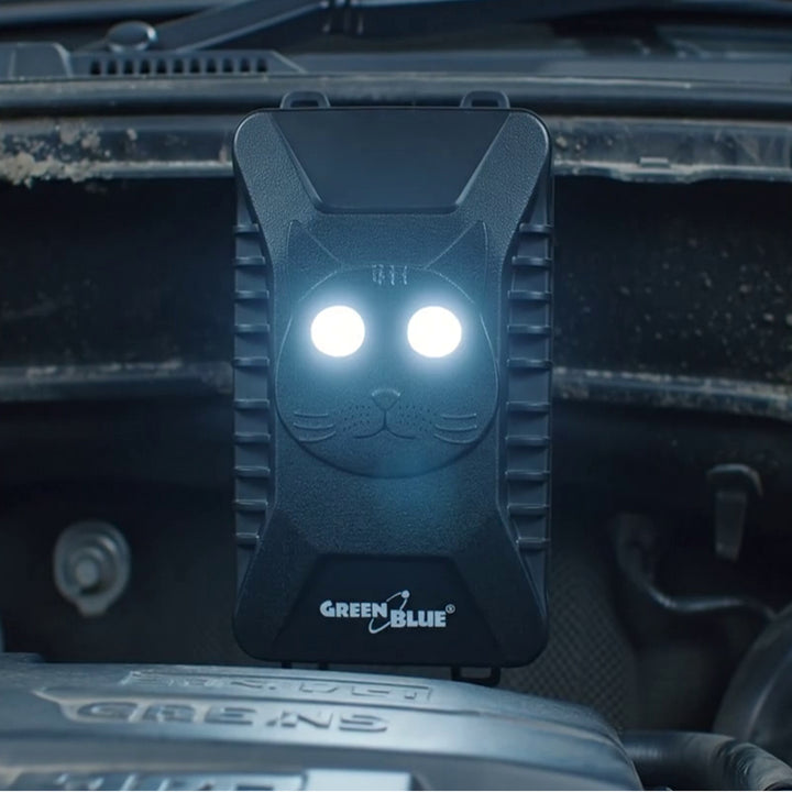 GreenBlue GB725 gnagar- och mårdavskräckare med ultraljud och LED-lampor