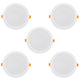 5x Maclean LED-takpanel, infälld SLIM, 18W, neutralvit 4000K, 170*26mm, 1900 lm, MCE372 R