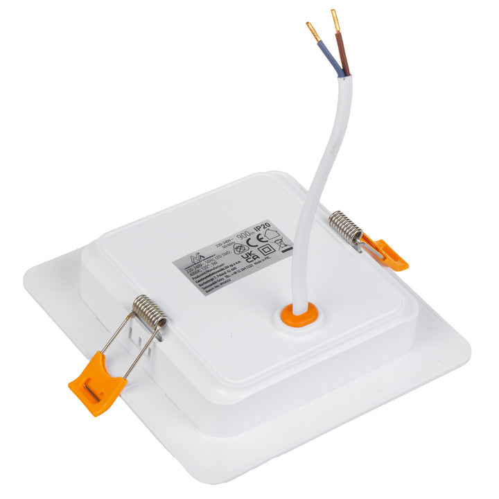 5x Maclean LED-takpanel, infälld SLIM, 9W, neutralvit 4000K, 120*120*26mm, 900lm, MCE373 S