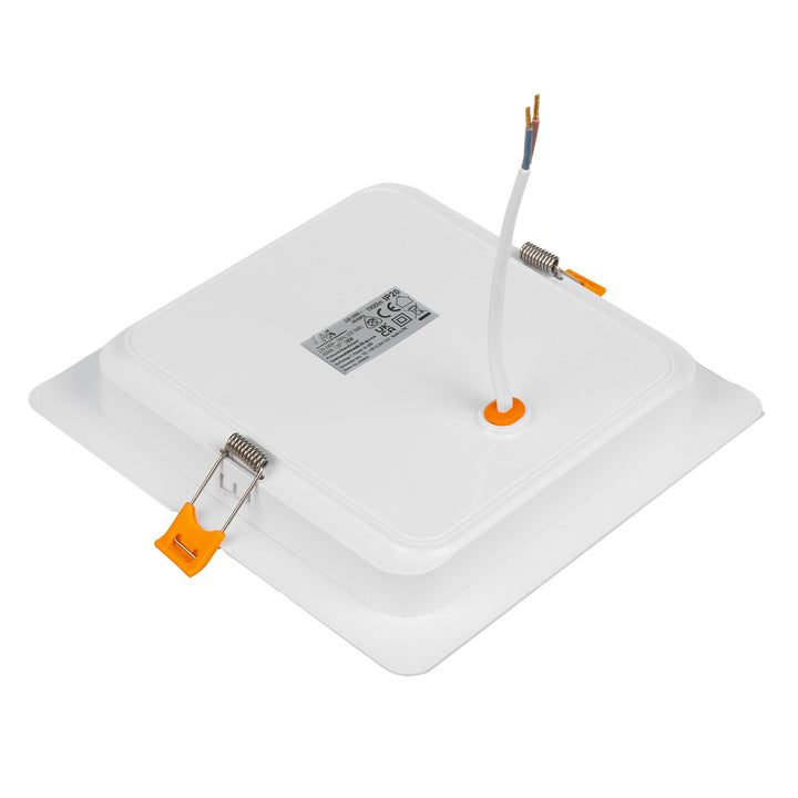 Maclean LED-takpanel, infälld montering SLIM, 18W, neutralvit 4000K, 170*170*26mm, 1800lm, MCE374 S + adapter för ytmontering MCE379 S