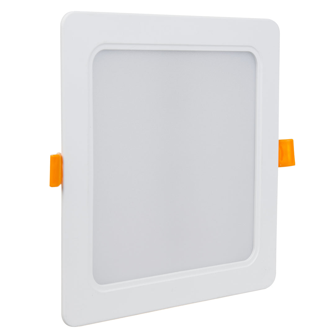Maclean LED-takpanel, infälld montering SLIM, 18W, neutralvit 4000K, 170*170*26mm, 1800lm, MCE374 S + adapter för ytmontering MCE379 S