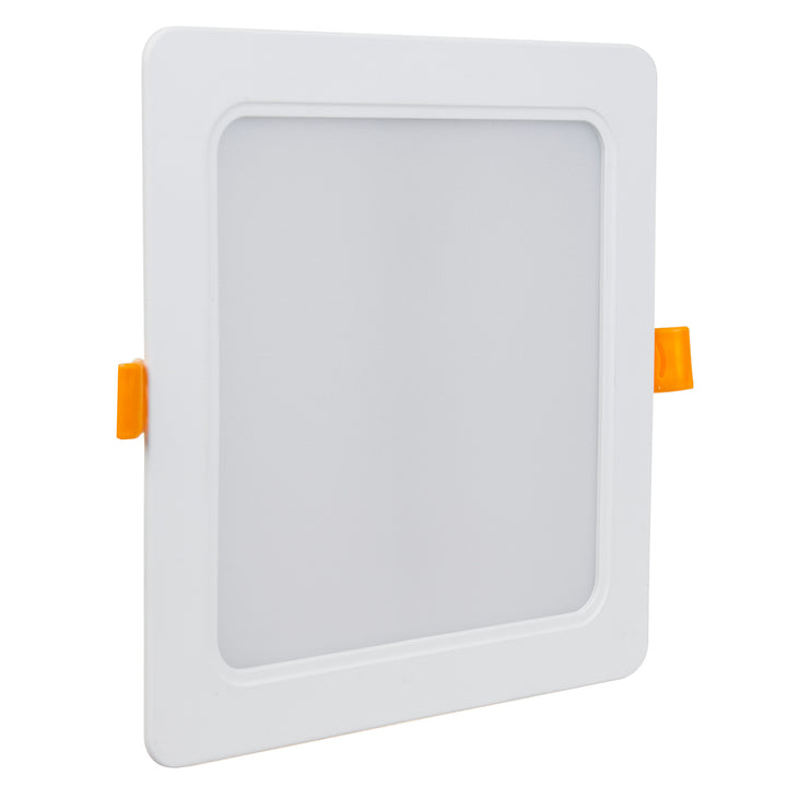 Maclean LED-takpanel, infälld montering SLIM, 18W, neutralvit 4000K, 170*170*26mm, 1800lm, MCE374 S + adapter för ytmontering MCE379 S