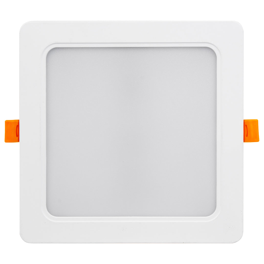 5x Maclean LED-takpanel, infälld SLIM, 18W, neutralvit 4000K, 170*170*26mm, 1800lm, MCE374 S + ytadapter MCE379 S