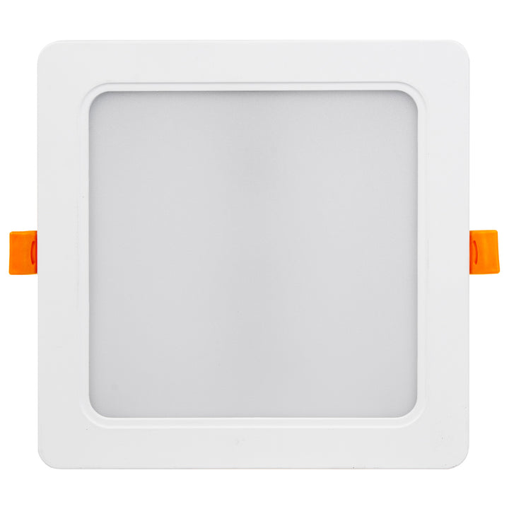 5x Maclean LED-takpanel, infälld SLIM, 18W, neutralvit 4000K, 170*170*26mm, 1800lm, MCE374 S + ytadapter MCE379 S