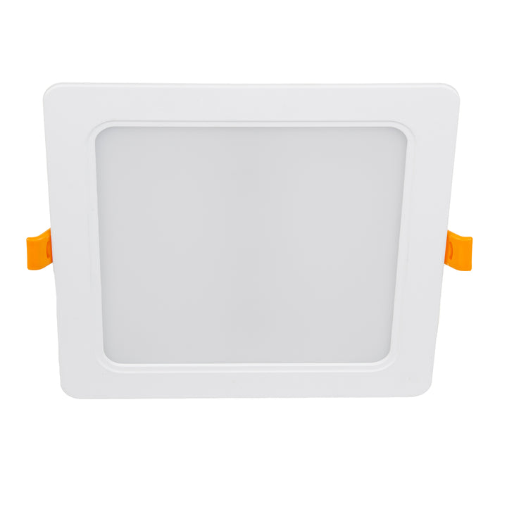 5x Maclean LED-takpanel, infälld SLIM, 18W, neutralvit 4000K, 170*170*26mm, 1800lm, MCE374 S + ytadapter MCE379 S