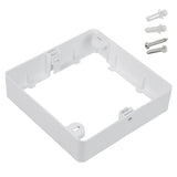 5x Maclean LED-takpanel, infälld SLIM, 18W, neutralvit 4000K, 170*170*26mm, 1800lm, MCE374 S + ytadapter MCE379 S