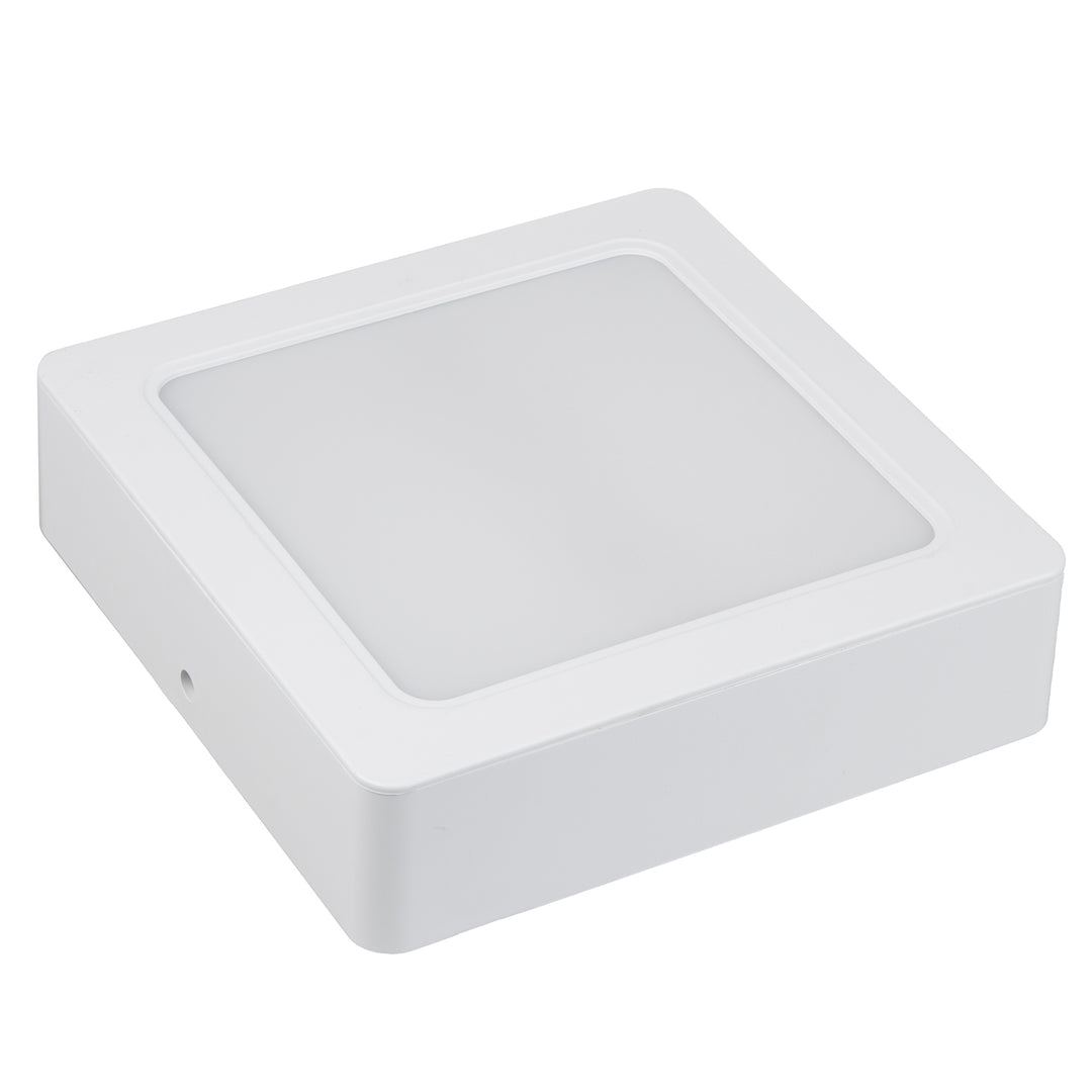 5x Maclean LED-takpanel, infälld SLIM, 18W, neutralvit 4000K, 170*170*26mm, 1800lm, MCE374 S + ytadapter MCE379 S