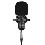 Media-Tech kondensatormikrofon, justerbart stativ, tillbehör, MT397K