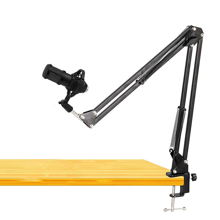 Media-Tech kondensatormikrofon, justerbart stativ, tillbehör, MT397K