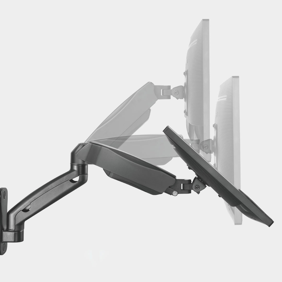 Maclean väggfäste för bildskärm, 17-32'', max 9 kg, mekanisk fjäder, MC-979