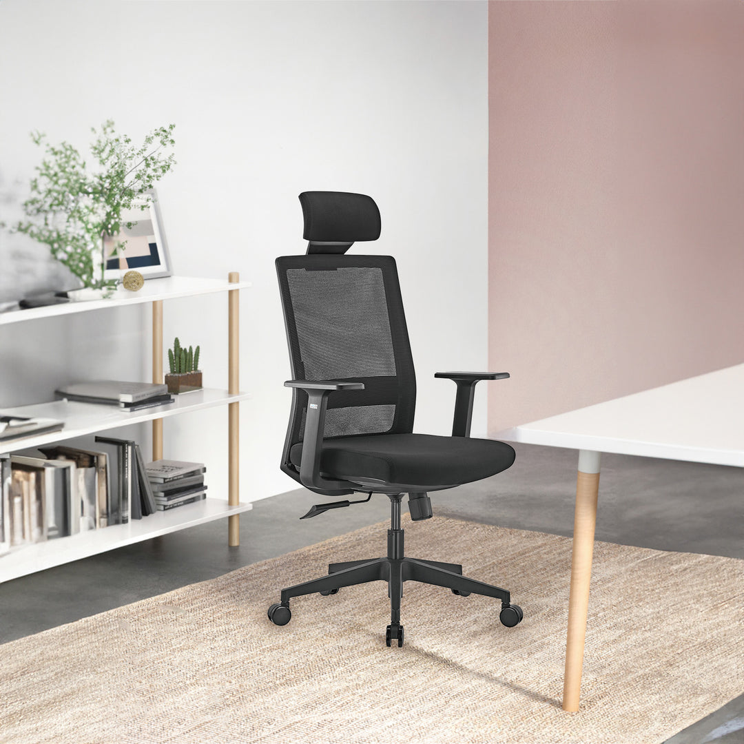 Premium ergonomisk kontorsstol med hög rygg Ergo Office, max 150 kg, ER-425