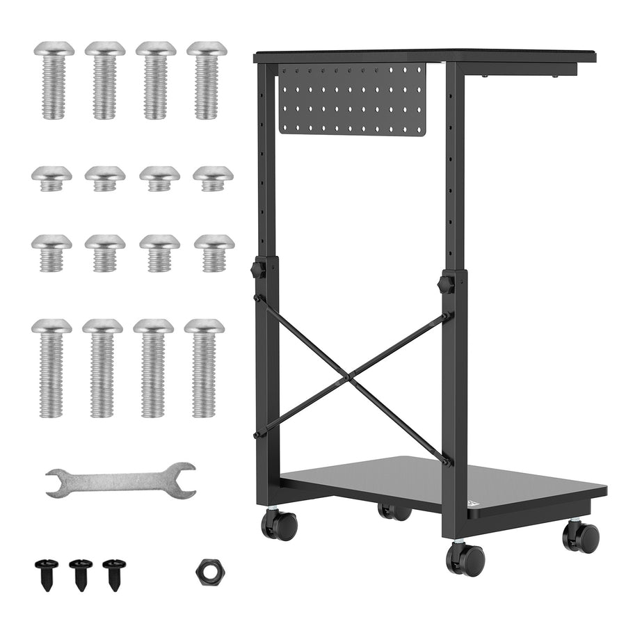 CPU-datorvagn med NanoRS-hylla, max 80 kg, höjdjusterbar 550~850 mm, RS430