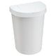 Plast Team papperskorg, gångjärnslock, vit, 25 l, Seattle Swing