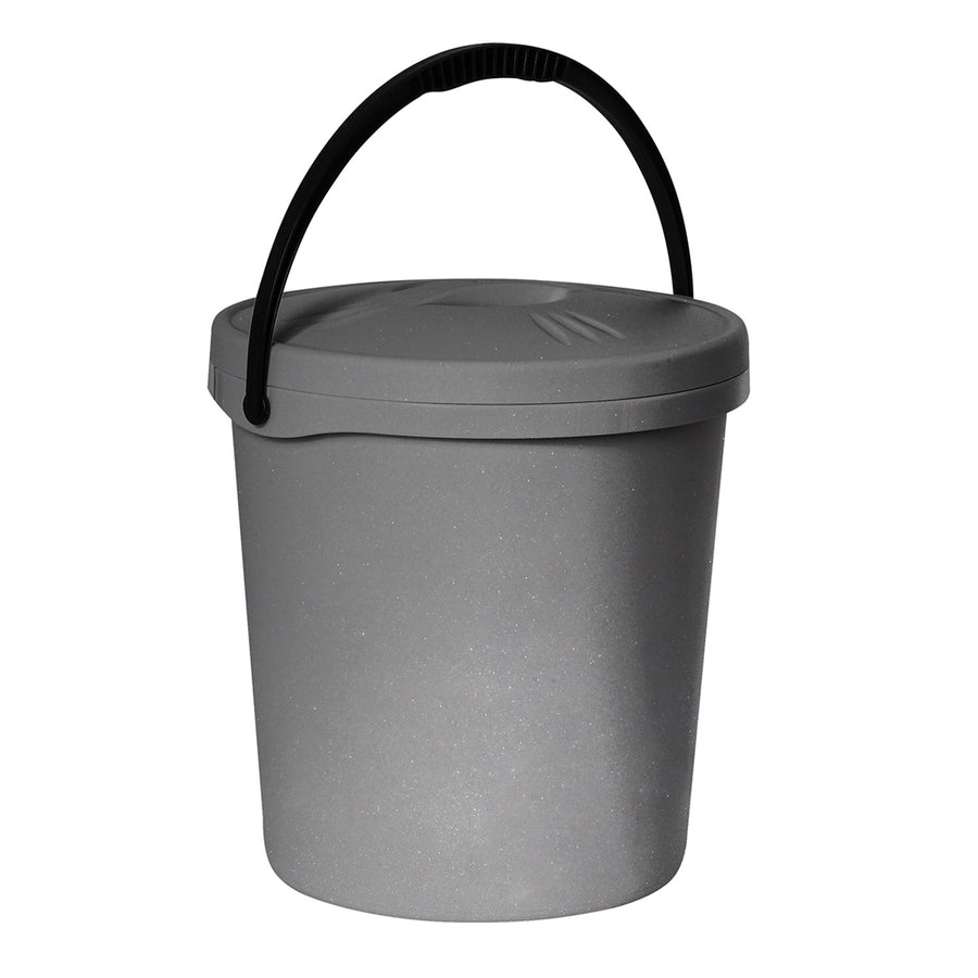 Plast Team hink, lock, handtag, 16 liter, silver, 2062