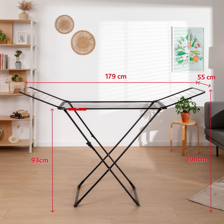 Vileda tvättork, torkyta 18m, svart, Universal Ultimate