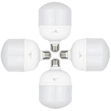 4x Maclean LED-lampa, E27, 48W, 220-240V AC, kallvit, 6500K, 5040lm, MCE304 CW