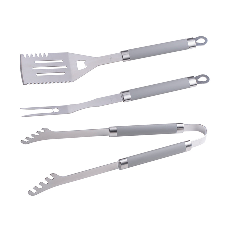 Master Grill&Party tillbehörsset, stekspade, gaffel, tång, rostfritt stål, MG113