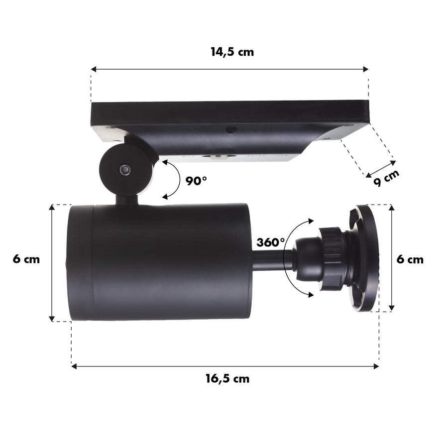 Kameraattrapp SOL1801S solcellsblixt LED rörelsesensor