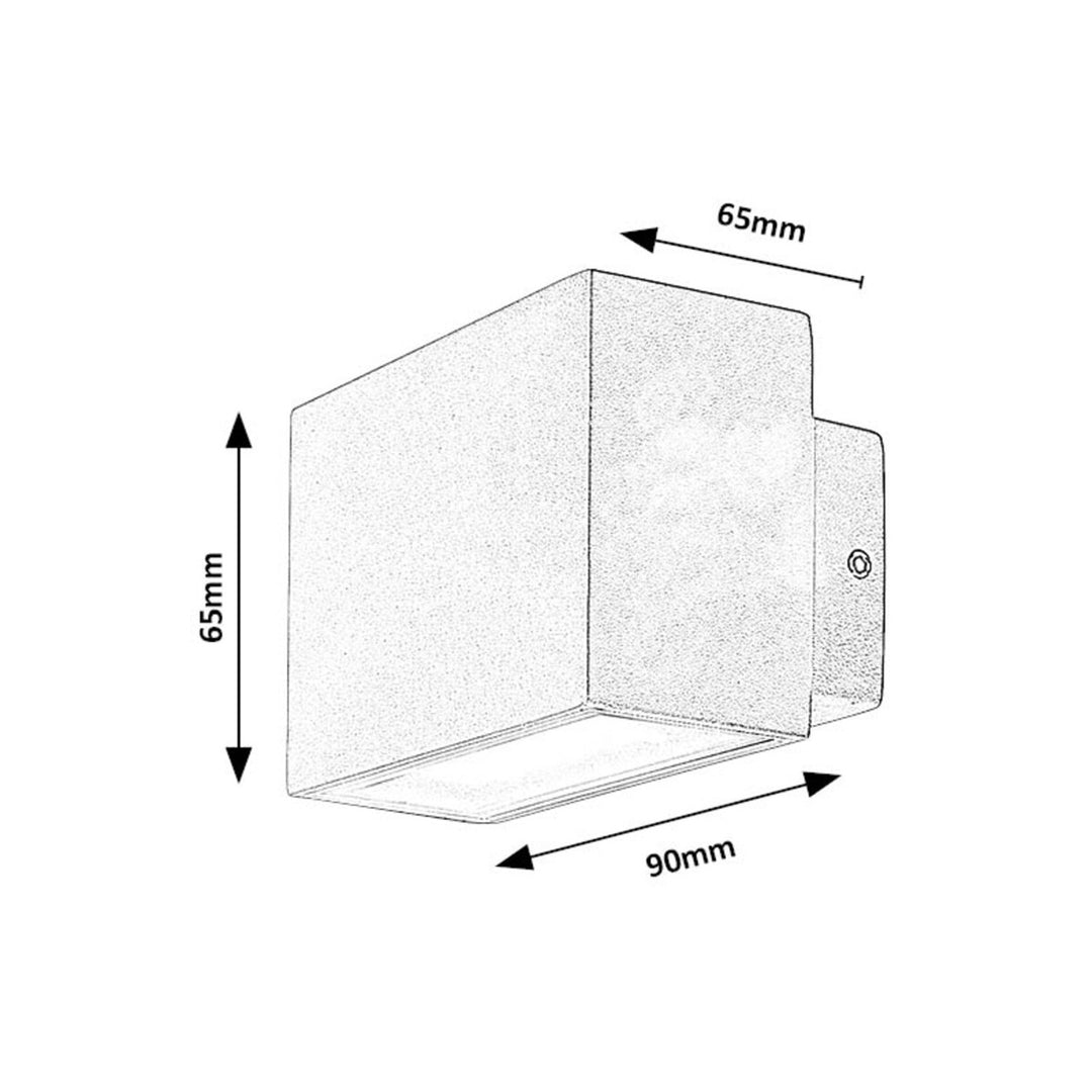 Rabalux, vägglampa, utomhus, LED, 7W, IP54, Mataro