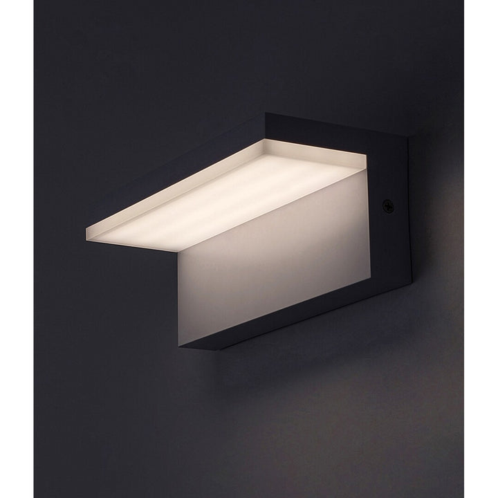 Rabalux, vägglampa, utomhus, LED, 10W, IP54, vit, Zaragoza