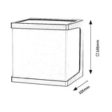 Rabalux lampa, utomhus, väggmonterad, LED 10W, IP54, antracit, Rennes