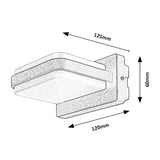 Rabalux-lampa, utomhus, väggmonterad, IP44, LED, 12W, Gendt