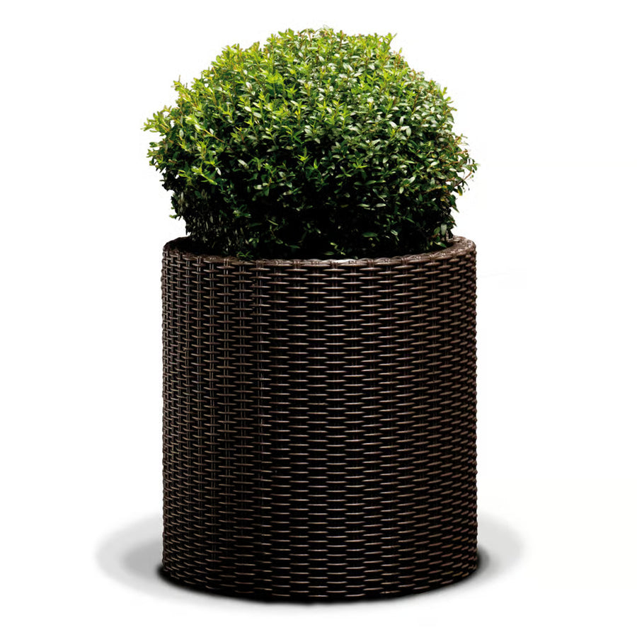 Keter blomkruka, rund, diameter 43,7 cm, brons, Cylinder Planter L