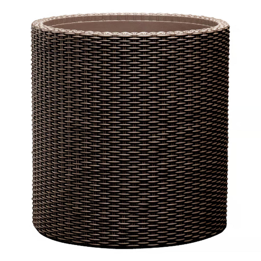 Keter blomkruka, rund, diameter 43,7 cm, brons, Cylinder Planter L