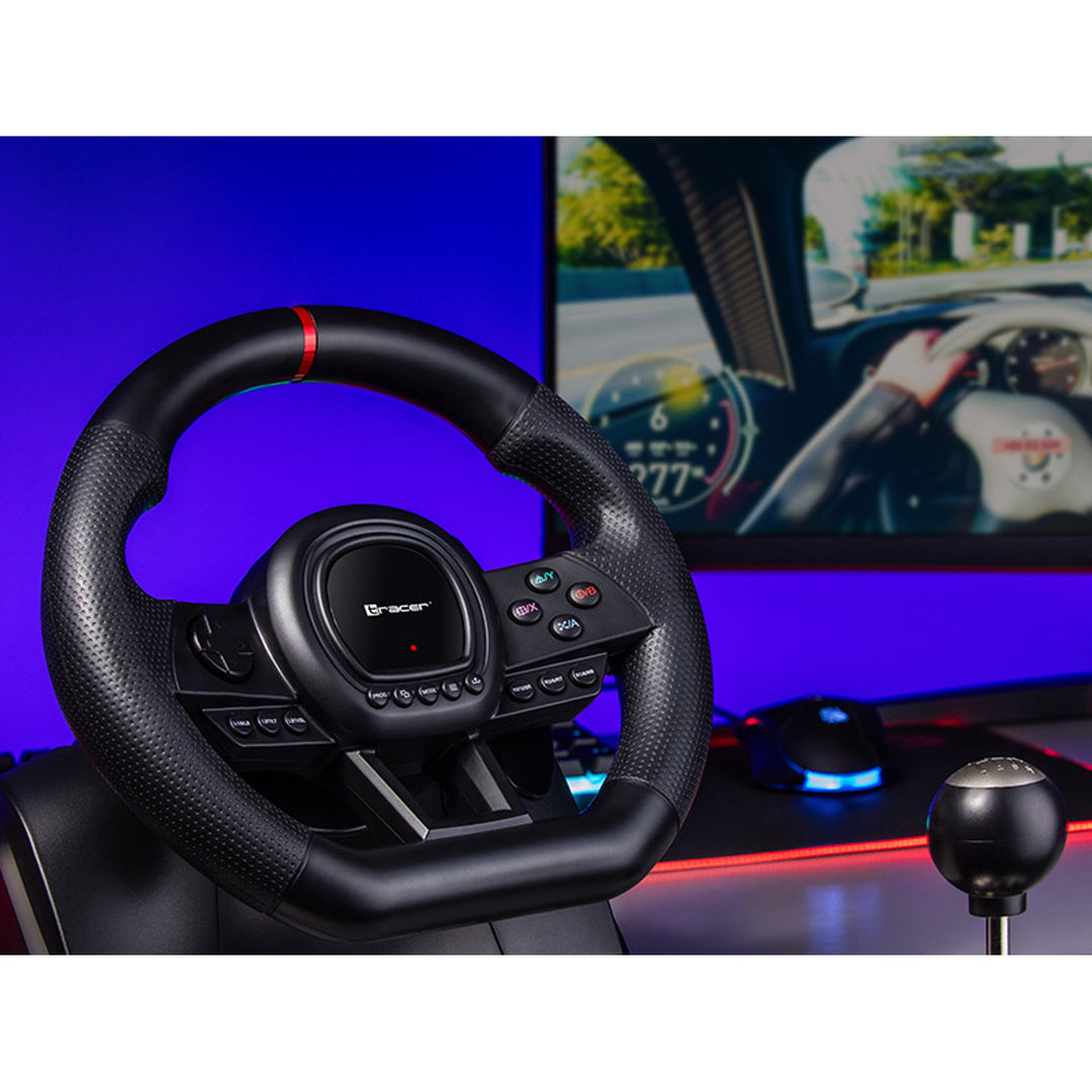 Tracer-ratt, växellåda, pedaler, för PC PS3 PS4 Xbox One Xbox360 Switch, Simracer