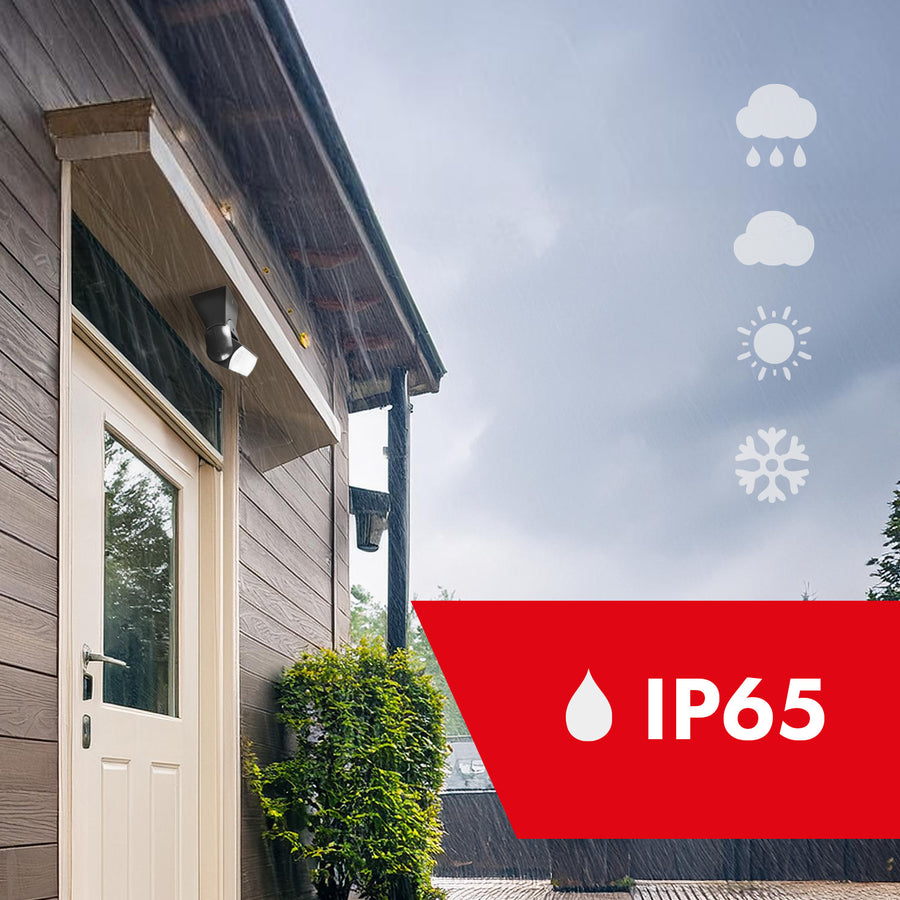 Maclean infraröd PIR-rörelsedetektor IP65 grå räckvidd 12m MCE201 GR