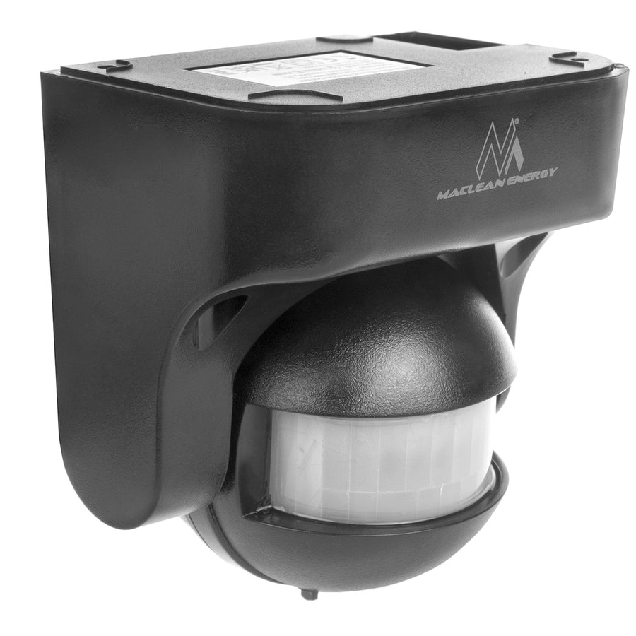 Maclean infraröd PIR-rörelsedetektor IP44 grå räckvidd 12m max belastning 800/1200W MCE358 GR