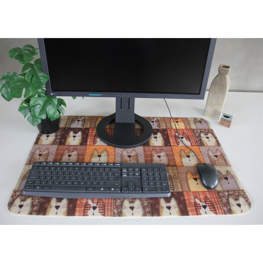 Bertoni skrivbordsunderlägg, av filt, 50x70 cm, Pexeso Beige