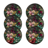 Bertoni bordsunderläggsset, 6 delar, rund, 33 cm, Bouquet