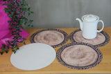 Bertoni bordsunderläggsset, 4 delar, rund, 33 cm, Robina