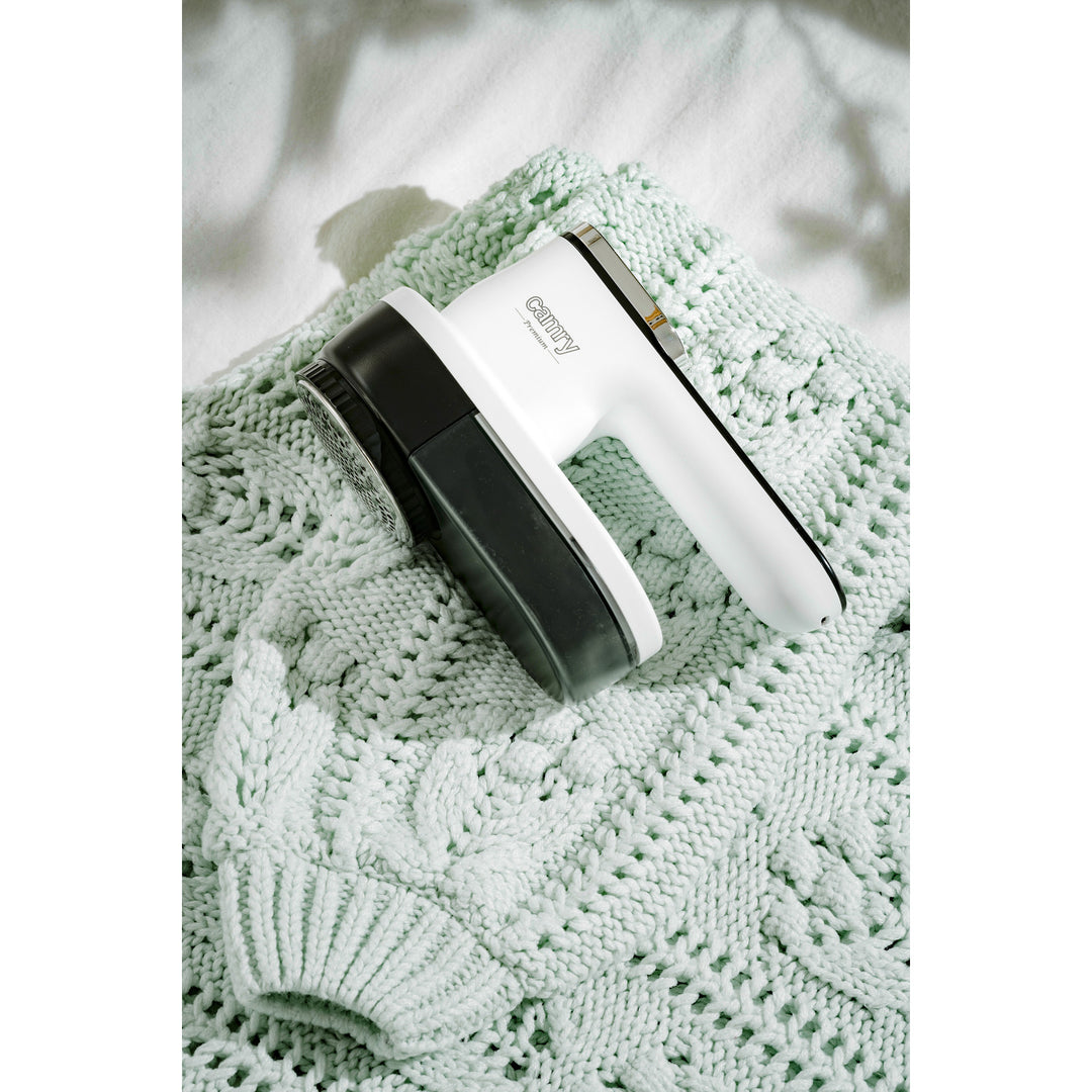 Camry Tissue Shaver, LCD-display, uppladdningsbart Li-Ion-batteri, vit och svart, CR 9620