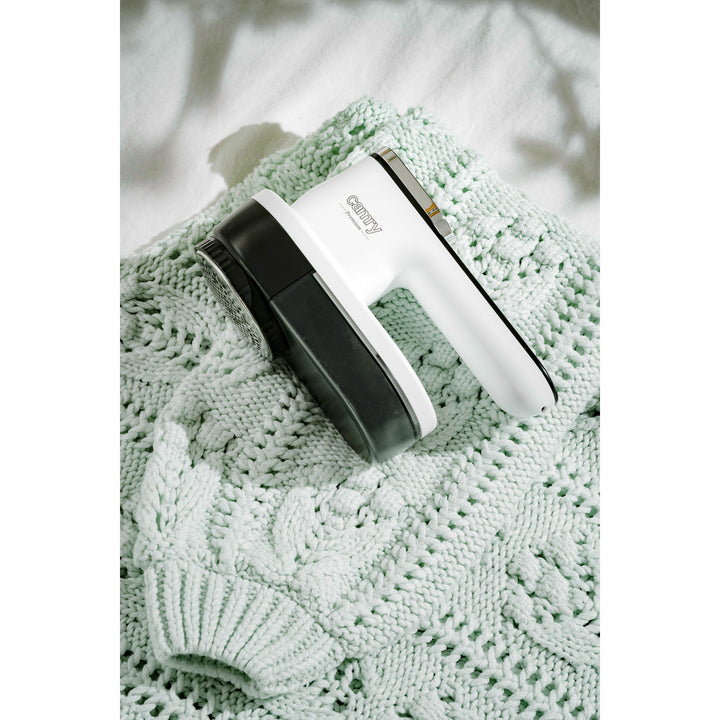 Camry Tissue Shaver, LCD-display, uppladdningsbart Li-Ion-batteri, vit och svart, CR 9620