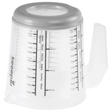 Keeeper mätkanna, halkfri, med handtag, 1l, nordic grey, Masimmo