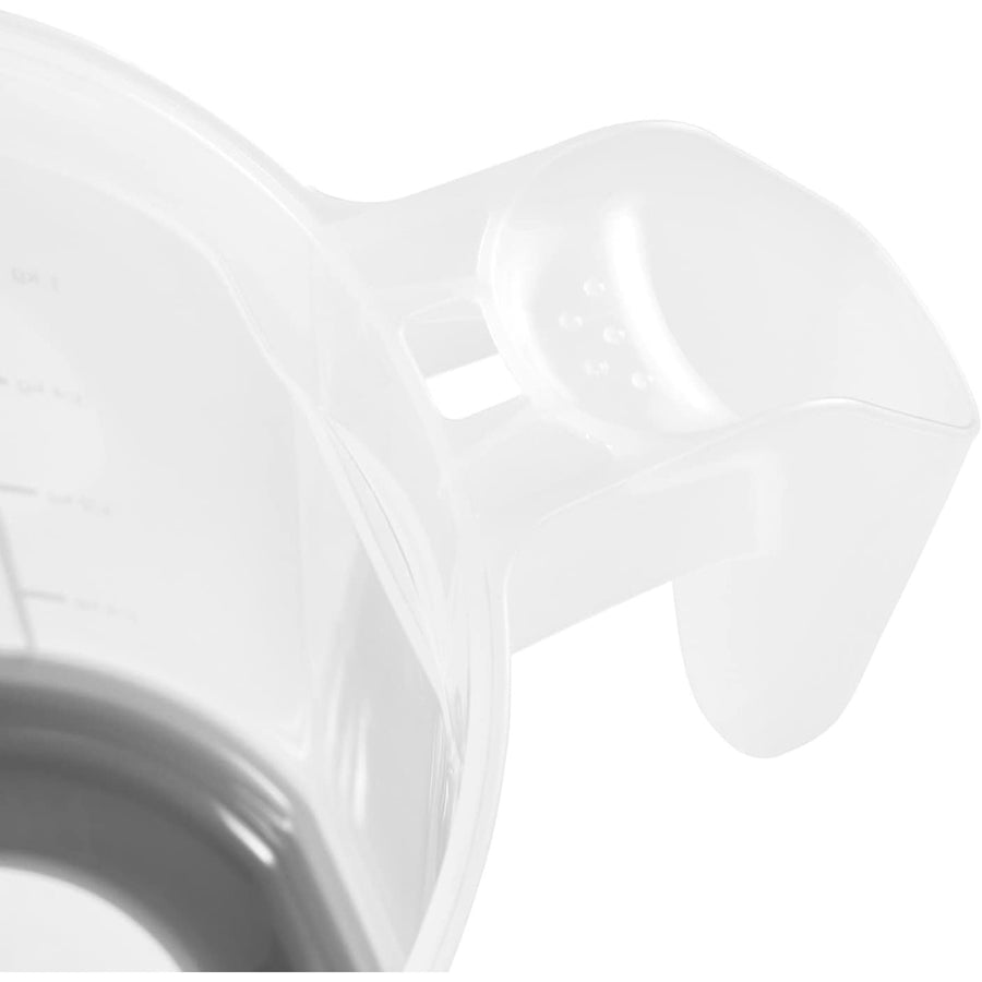 Keeeper mätkanna, halkfri, med handtag, 1l, nordic grey, Masimmo