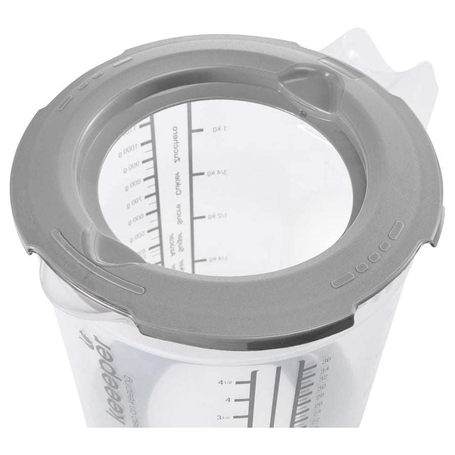 Köksset kanna med lock, lock och citruspress, Matteo Keeeper, 1 l, 14x15 cm, nordic grey